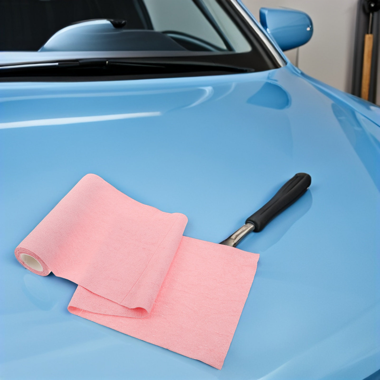 1 Roll Car Microfiber Cleaning - Microfiber Car Drying Towel Super Absorbent 评论和价格