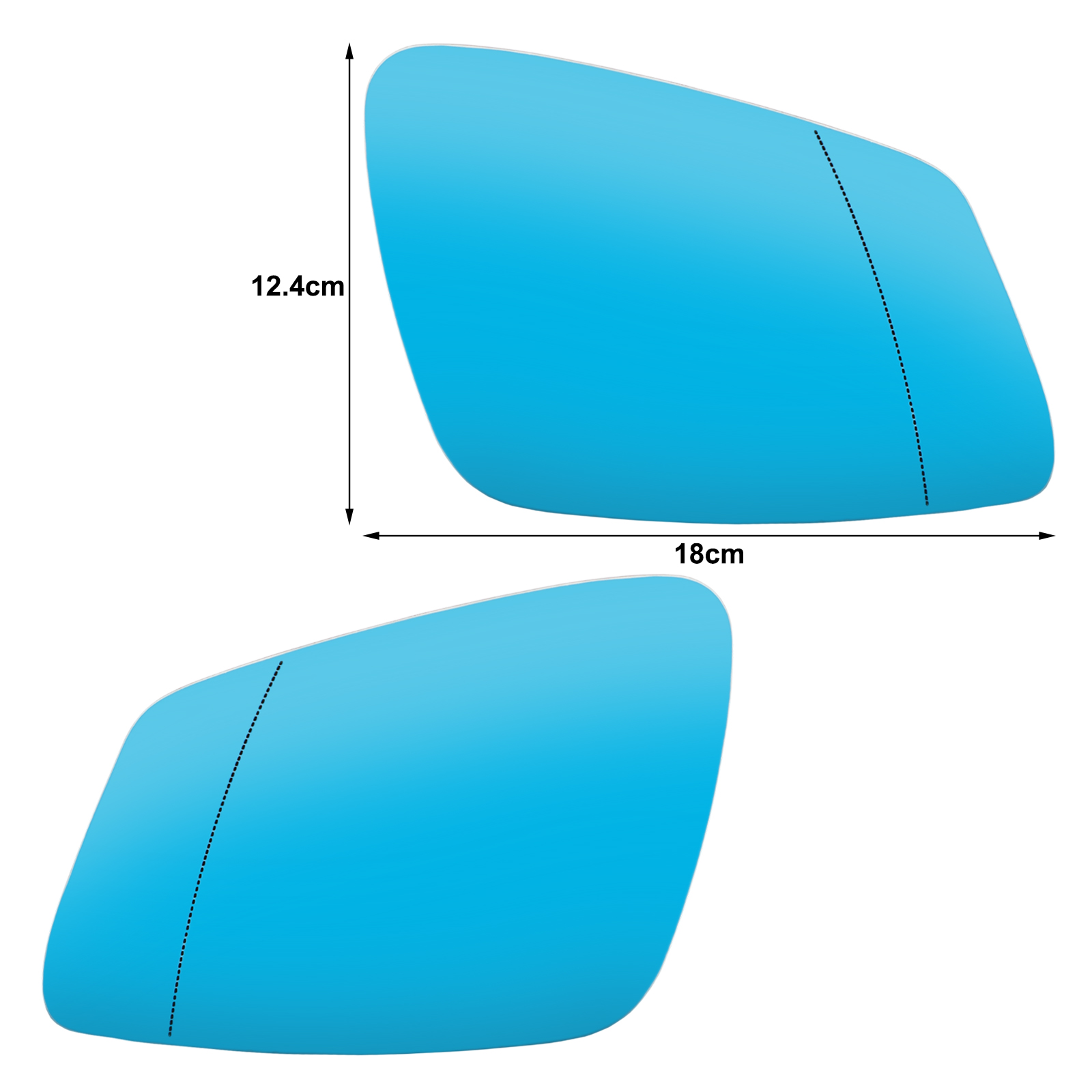 Left Right Side Mirror Glass B - Anti Glare Car Rearview Mirror Film 评论和价格