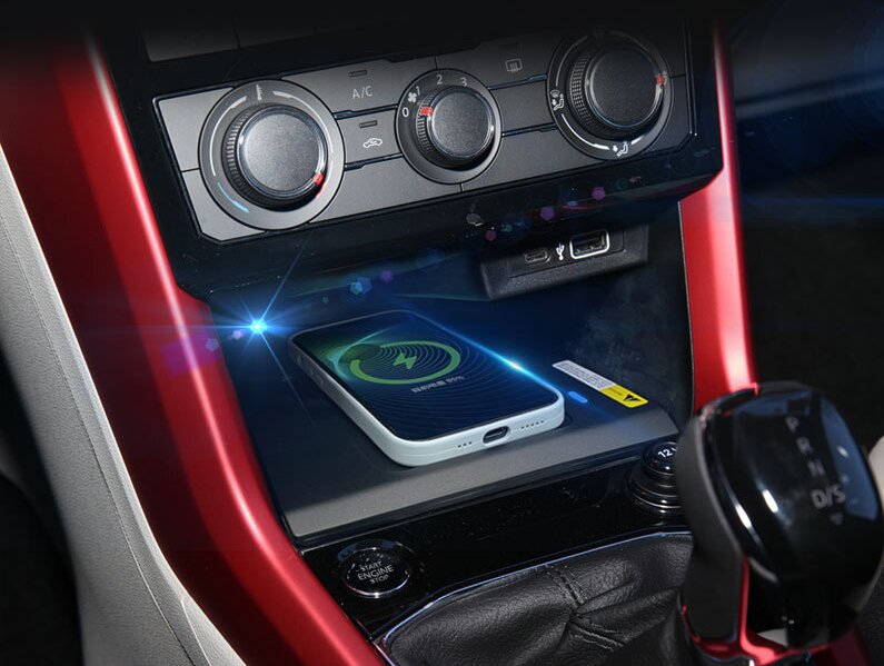 for Volkswagen T-CROSS Tacqua  - Wireless Car Charger Mount Fast Charging 评论和价格